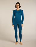 Women's Merino 260 Tech High Rise Thermal Leggings Atlantis - 3