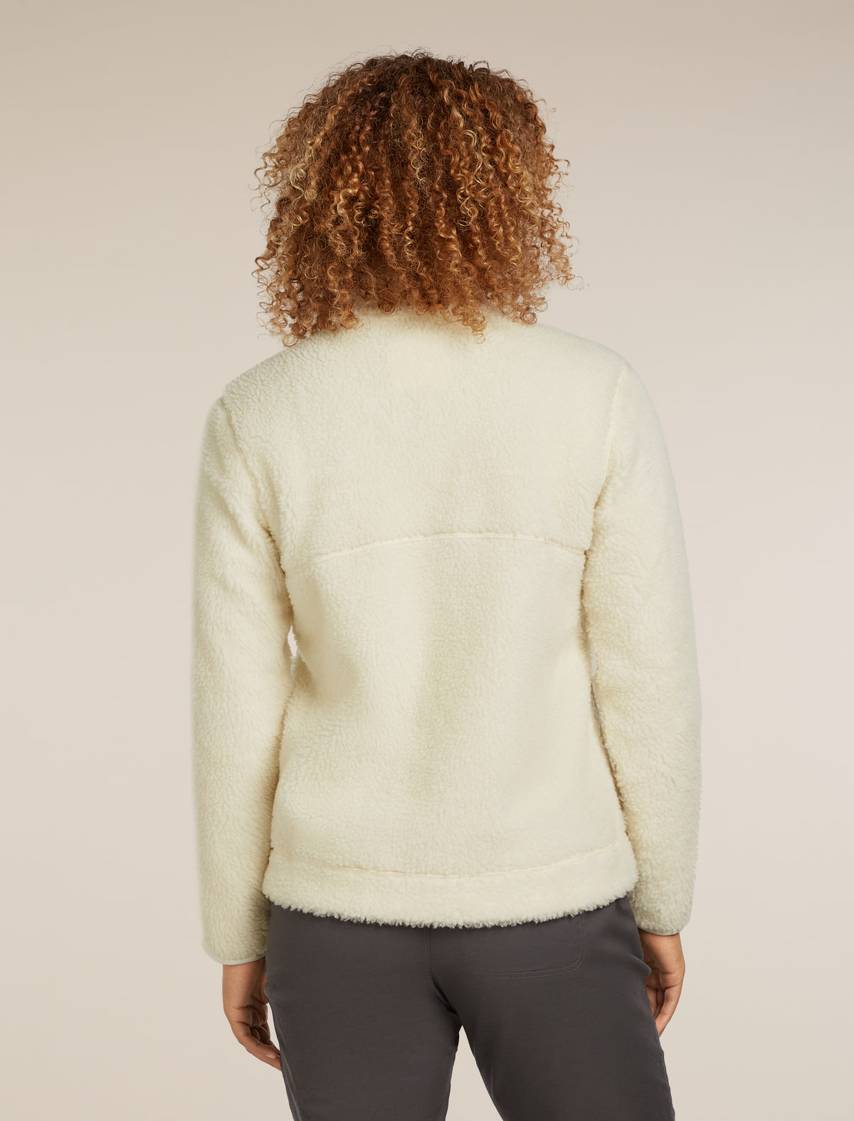 Women's Merino Blend 960 RealFleece™ High Pile Long Sleeve Zip Jacket Undyed - 2