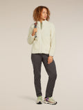Women's Merino Blend 960 RealFleece™ High Pile Long Sleeve Zip Jacket Undyed - 4