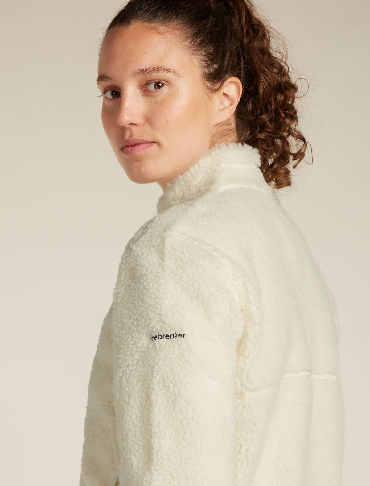 Women's Merino Blend 960 RealFleece™ High Pile Long Sleeve Zip Jacket Undyed - 5