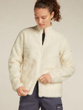 Women's Merino Blend 960 RealFleece™ High Pile Long Sleeve Zip Jacket Undyed - 7