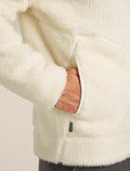 Manteau à manches longues et glissière 800 RealFleece™️ en mélange de mérinos à poils longs Homme  - 9