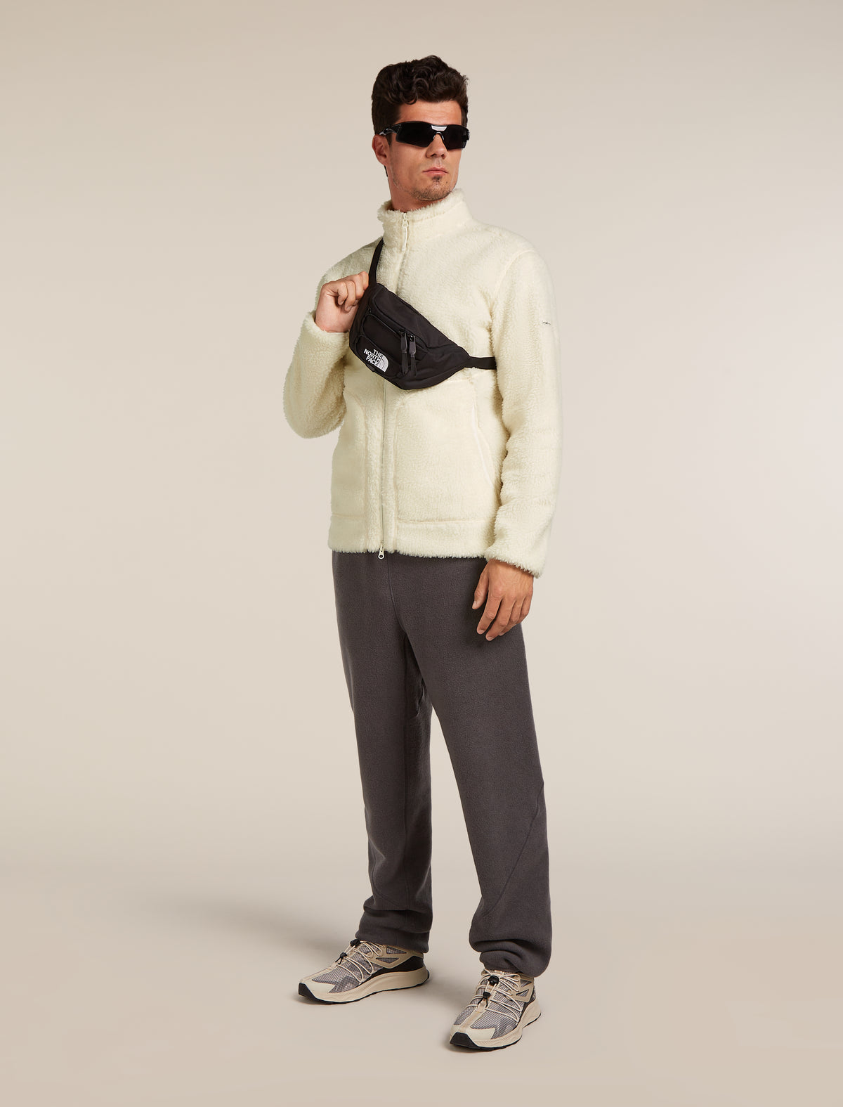 Manteau à manches longues et glissière 800 RealFleece™️ en mélange de mérinos à poils longs Homme  - 4