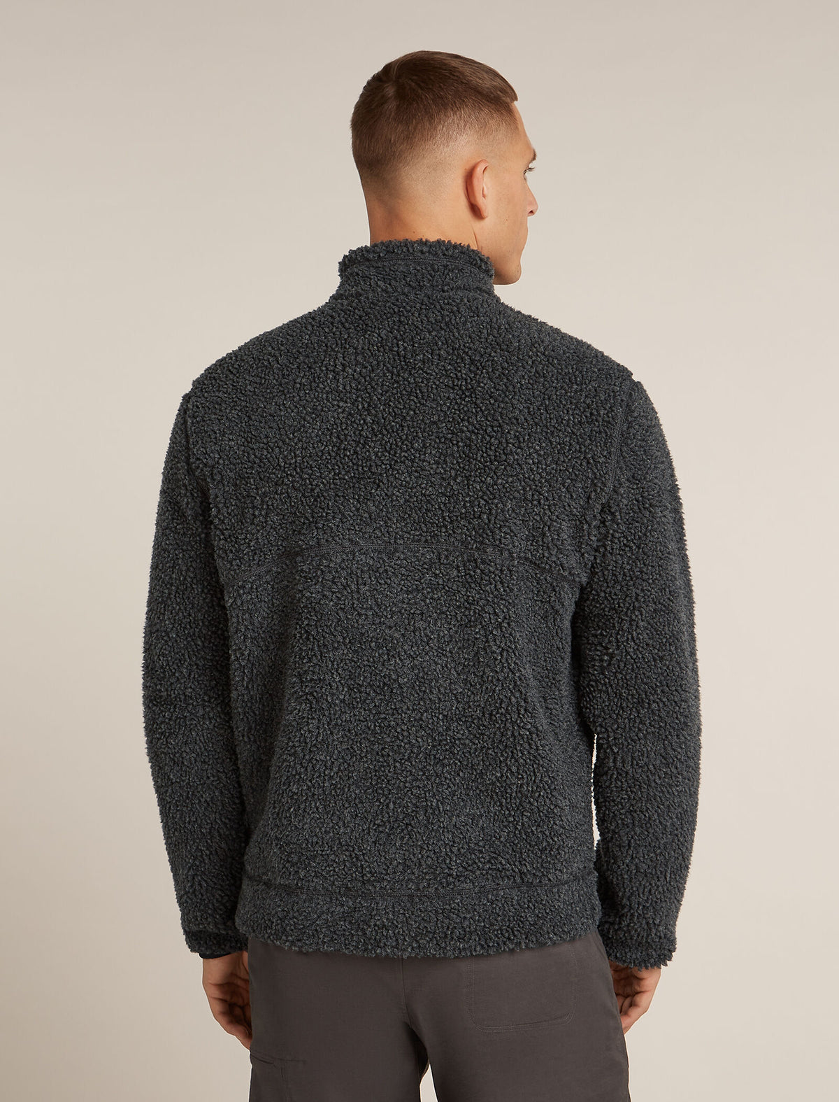 Manteau à manches longues et glissière 800 RealFleece™️ en mélange de mérinos à poils longs Homme  - 2