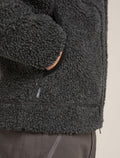 Manteau à manches longues et glissière 800 RealFleece™️ en mélange de mérinos à poils longs Homme  - 8