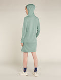 Women's Merino Blend 200 Crush Long Sleeve Dress Moss - 3