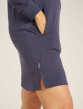 Robe à manches longues 200 Crush en mélange de mérinos Femme Graphite - 5