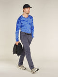 Men's Merino 200 Oasis Long Sleeve Crewe Thermal Top Cloud Dye Baja - 4
