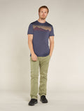 T-shirt 125 Cool-Lite™ Sphere en mélange de mérinos, Radiant Peak Homme Graphite - 3