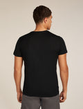 Men's Merino 150 Tech Lite Short Sleeve T-Shirt Skiing Yeti Black - 2