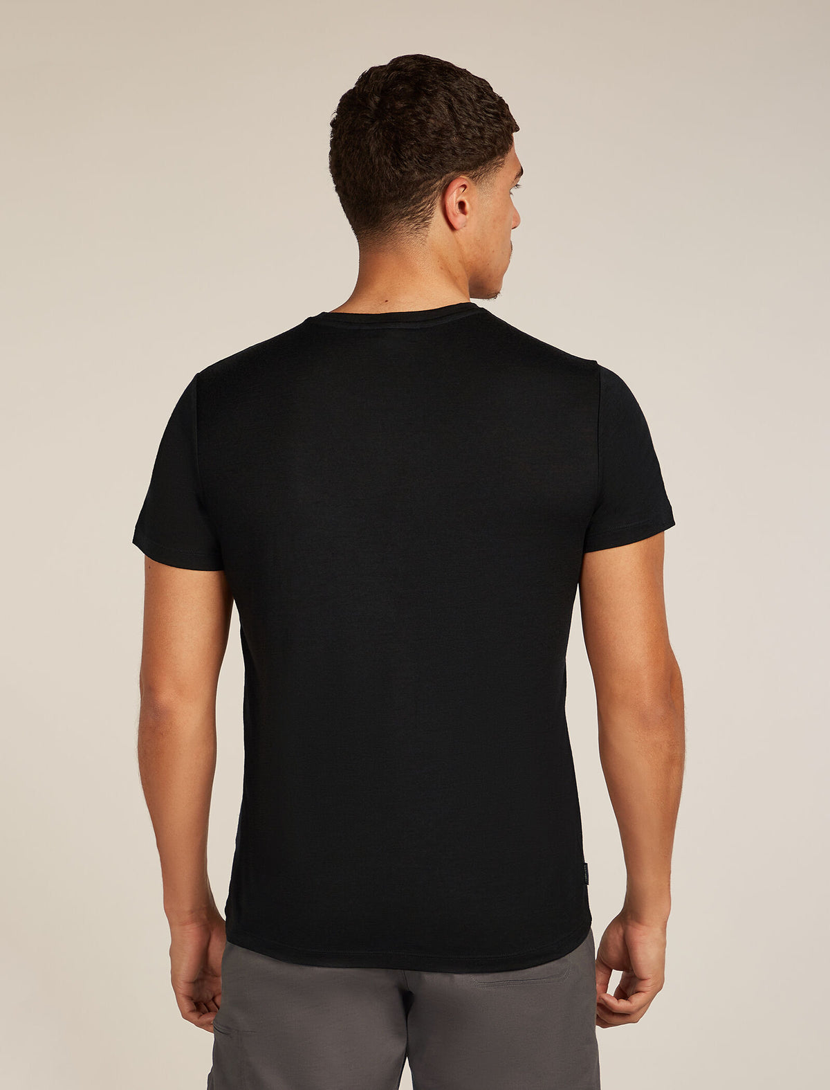Men's Merino 150 Tech Lite Short Sleeve T-Shirt Skiing Yeti Black - 2