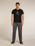 Men's Merino 150 Tech Lite Short Sleeve T-Shirt Skiing Yeti Black - 3