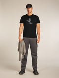 Men's Merino 150 Tech Lite Short Sleeve T-Shirt Skiing Yeti Black - 4