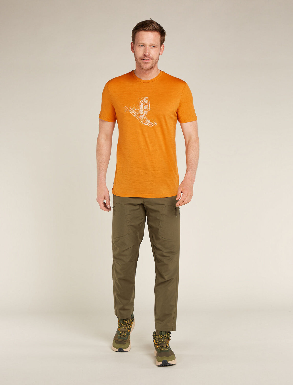 Men's Merino 150 Tech Lite Short Sleeve T-Shirt Skiing Yeti Ray - 3