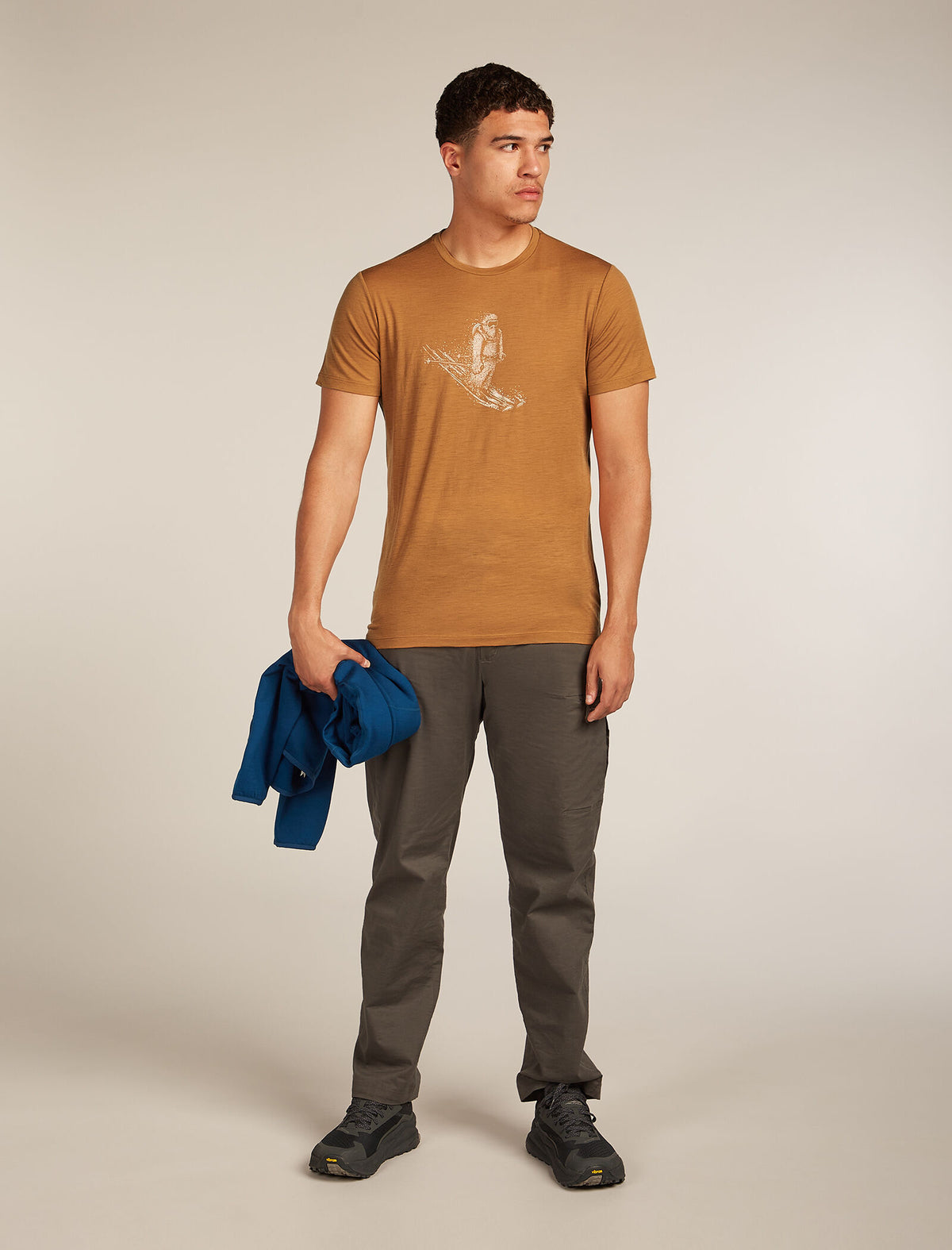 T-shirt 150 Tech Lite en mérinos, Skiing Yeti Homme Trail - 4