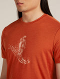 Men's Merino 150 Tech Lite Short Sleeve T-Shirt Skiing Yeti Agate - 6