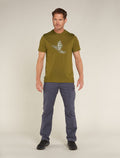 Men's Merino 150 Tech Lite Short Sleeve T-Shirt Skiing Yeti Algae - 3