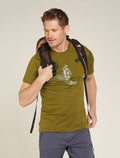 Men's Merino 150 Tech Lite Short Sleeve T-Shirt Skiing Yeti Algae - 4