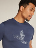 T-shirt 150 Tech Lite en mérinos, Skiing Yeti Homme Graphite - 6