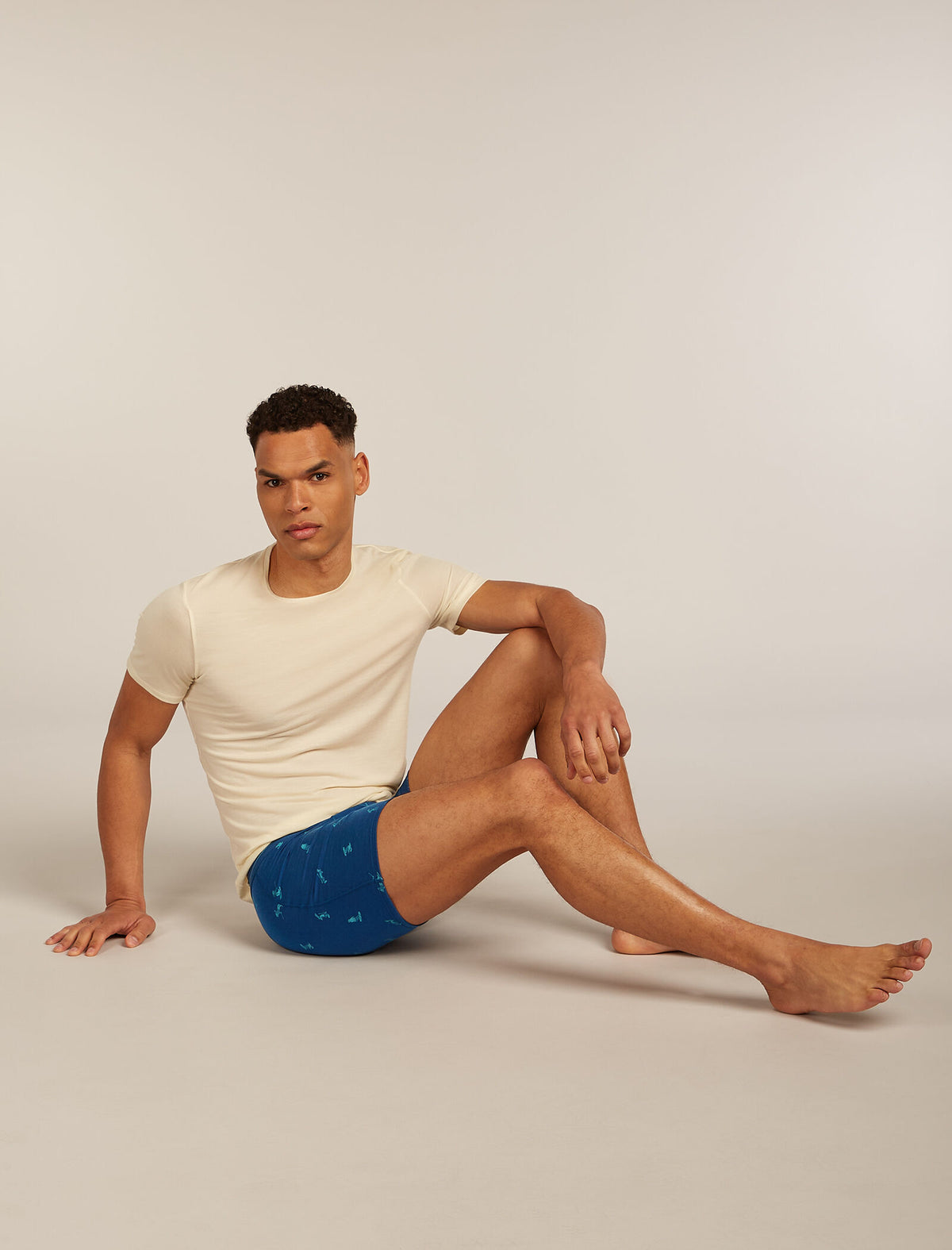 Men's Merino 150 Anatomica Boxers Ski Day Atlantis/Topaz - 5