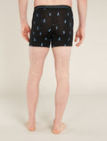Men's Merino 150 Anatomica Boxers Ski Day Black/Aop - 2