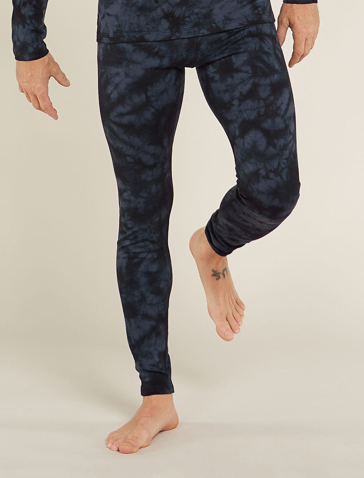 Men's Merino 200 Oasis Thermal Leggings Cloud Dye Graphite/Black - 5