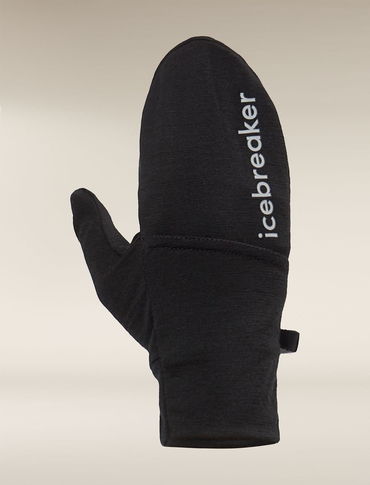 Mitaines convertibles 200 en mérinos Unisex Black - 7