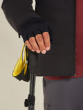 Mitaines convertibles 200 en mérinos Unisex Black - 5
