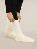Unisex Merino Ski Lodge Crew Socks Undyed - 4