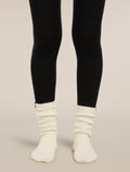 Unisex Merino Ski Lodge Crew Socks Undyed - 5