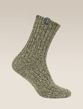 Unisex Merino Ski Lodge Crew Socks Loden/Lichen - 4