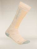 Women's Merino Ski+ Light Over The Calf Socks Sunstone/Moss - 4