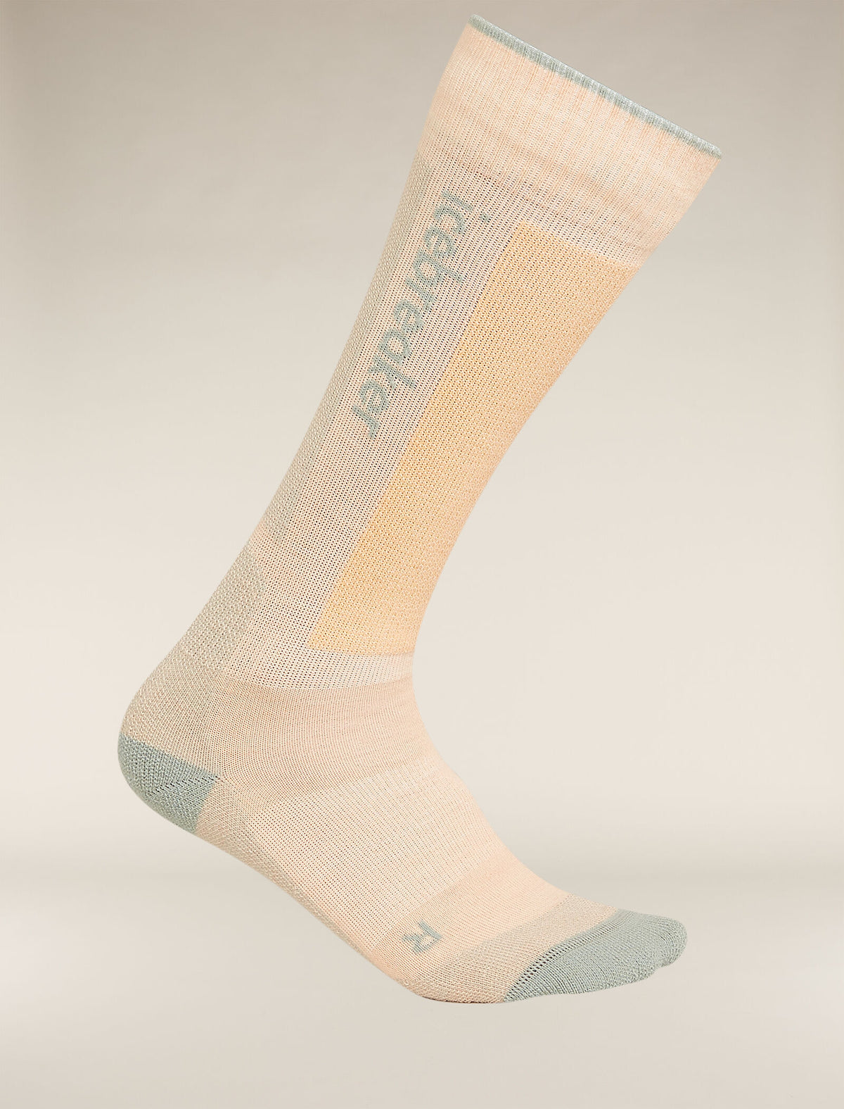 Women's Merino Ski+ Light Over The Calf Socks Sunstone/Moss - 4