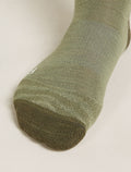 Women's Merino Ski+ Light Over The Calf Socks Mountain Contour Lichen/Loden - 3