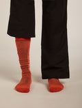 Men's Merino Ski+ Medium Over The Calf Socks Fervid/Agate/Java - 3