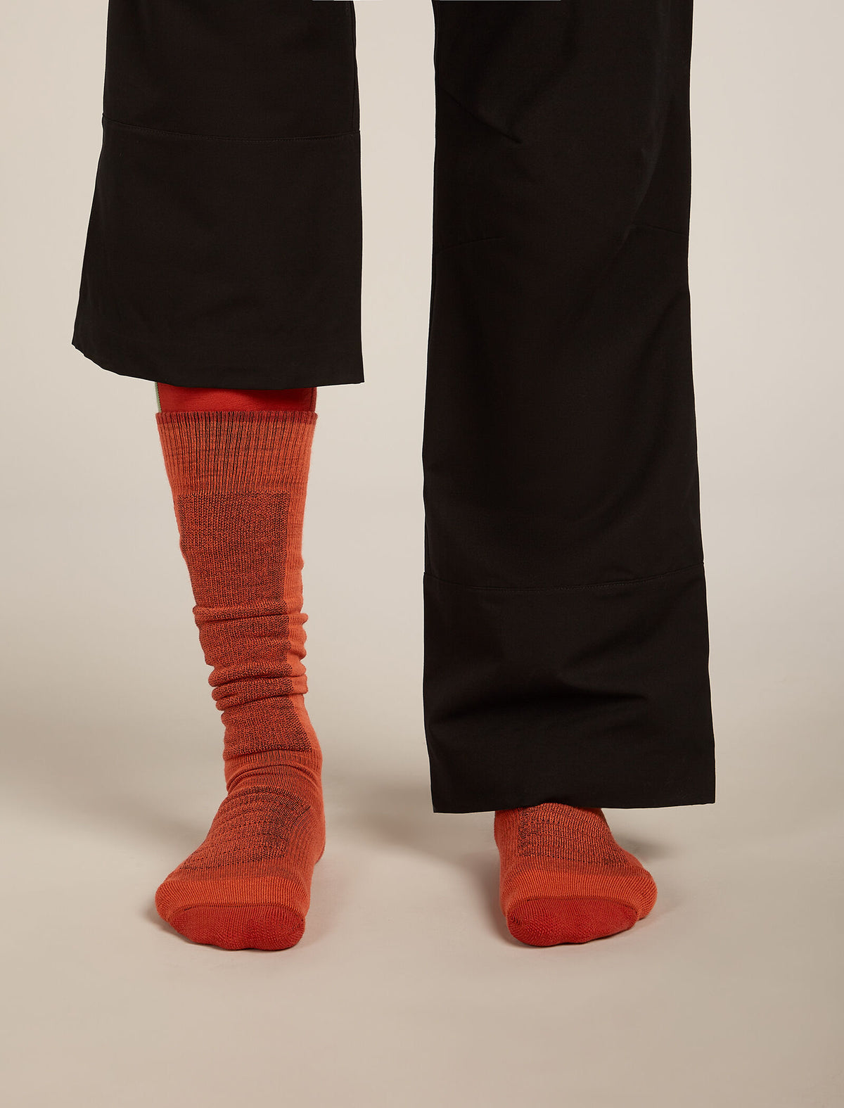 Men's Merino Ski+ Medium Over The Calf Socks Fervid/Agate/Java - 3