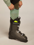 Men's Merino Blend Ski+ Medium Over The Calf Mountain Contour Socks Seaglass/Atlantis/Trail - 1