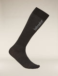 Chaussettes-doublures Over the Calf en mérinos Men's Black/Ether - 2