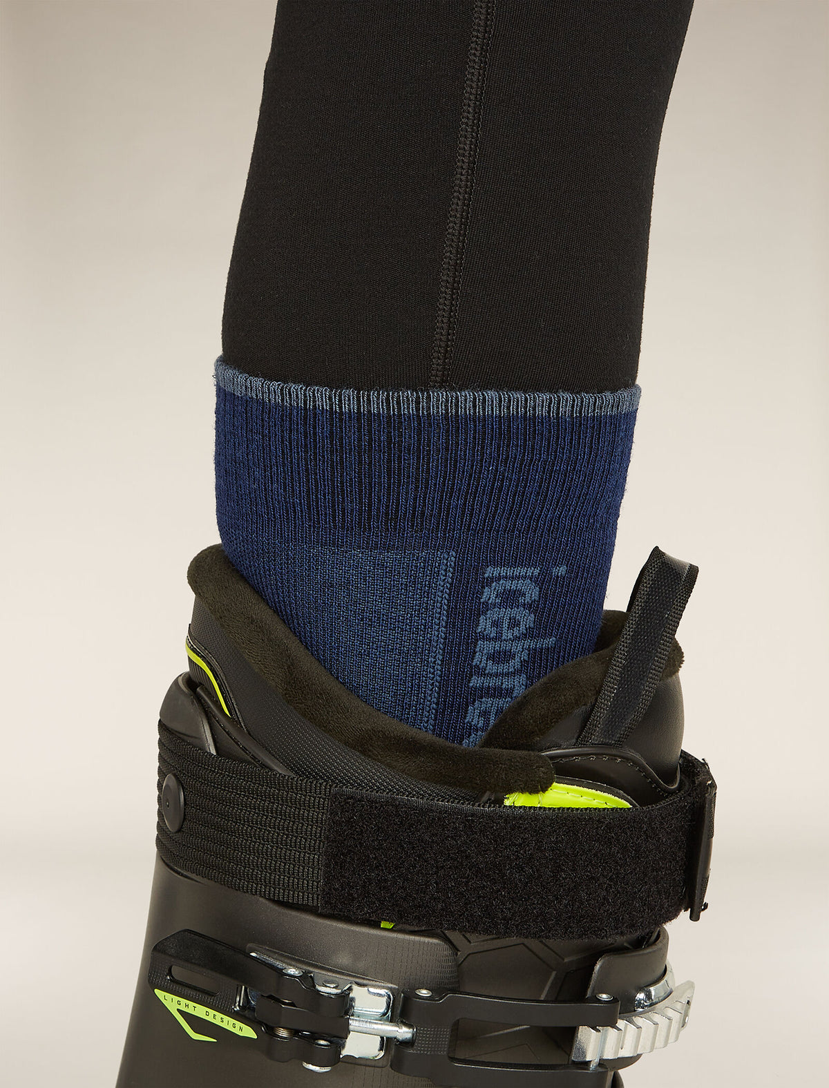 Men's Merino Ski+ Ultralight Over The Calf Socks Royal Navy/Dawn - 1