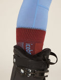 Women's Merino Ski+ Medium Over The Calf Socks Port/Baja - 1
