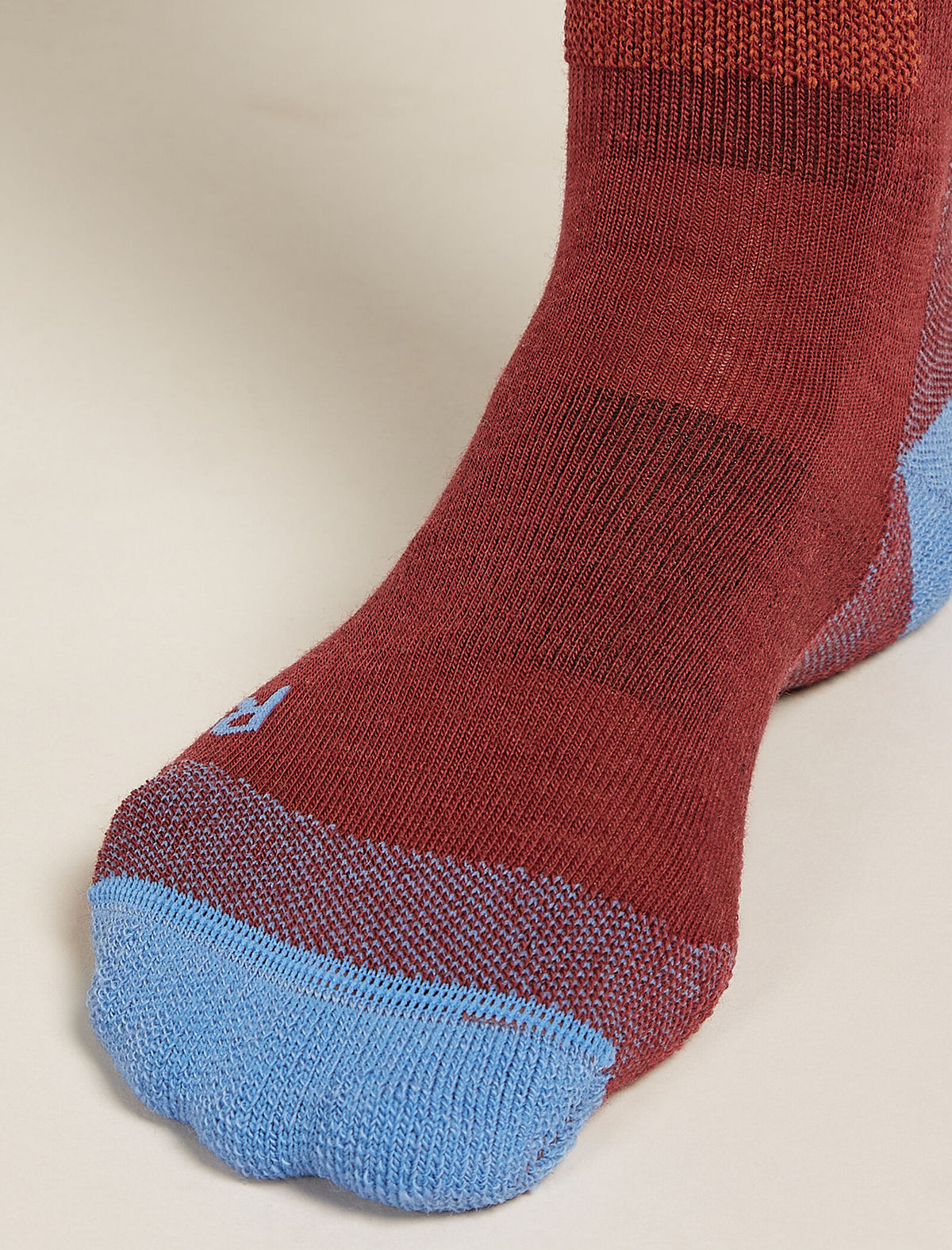 Women's Merino Ski+ Medium Over The Calf Socks Port/Baja - 3