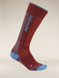 Women's Merino Ski+ Medium Over The Calf Socks Port/Baja - 4