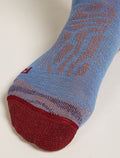 Women's Merino Blend Ski+ Medium Over The Calf Socks Mountain Contour Baja - 3