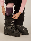 Women's Merino Blend Ski+ Medium Over The Calf Socks Mountain Contour Java/Blush - 1