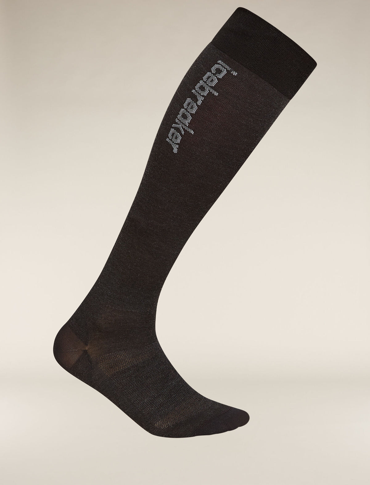Women's Merino Snow Liner Over The Calf Socks Black/Ether - 4