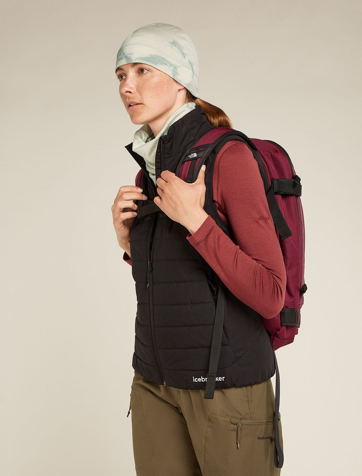 Unisex Merino 200 Flexi Chute Cloud Dye Ashen - 2