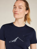 Women's Merino 150 Tech Lite Short Sleeve T-Shirt Southern Constellation Glacier - 6