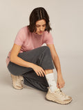 Women's Merino Lifestyle Ultralight Crew Socks Camp Essential Ecru Hthr/Sand - 1