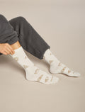Women's Merino Lifestyle Ultralight Crew Socks Camp Essential Ecru Hthr/Sand - 2