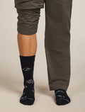 Chaussettes Vie quotidienne Lifestyle Ultralight en mérinos, Camp Essentials Homme Black/Alloy - 3